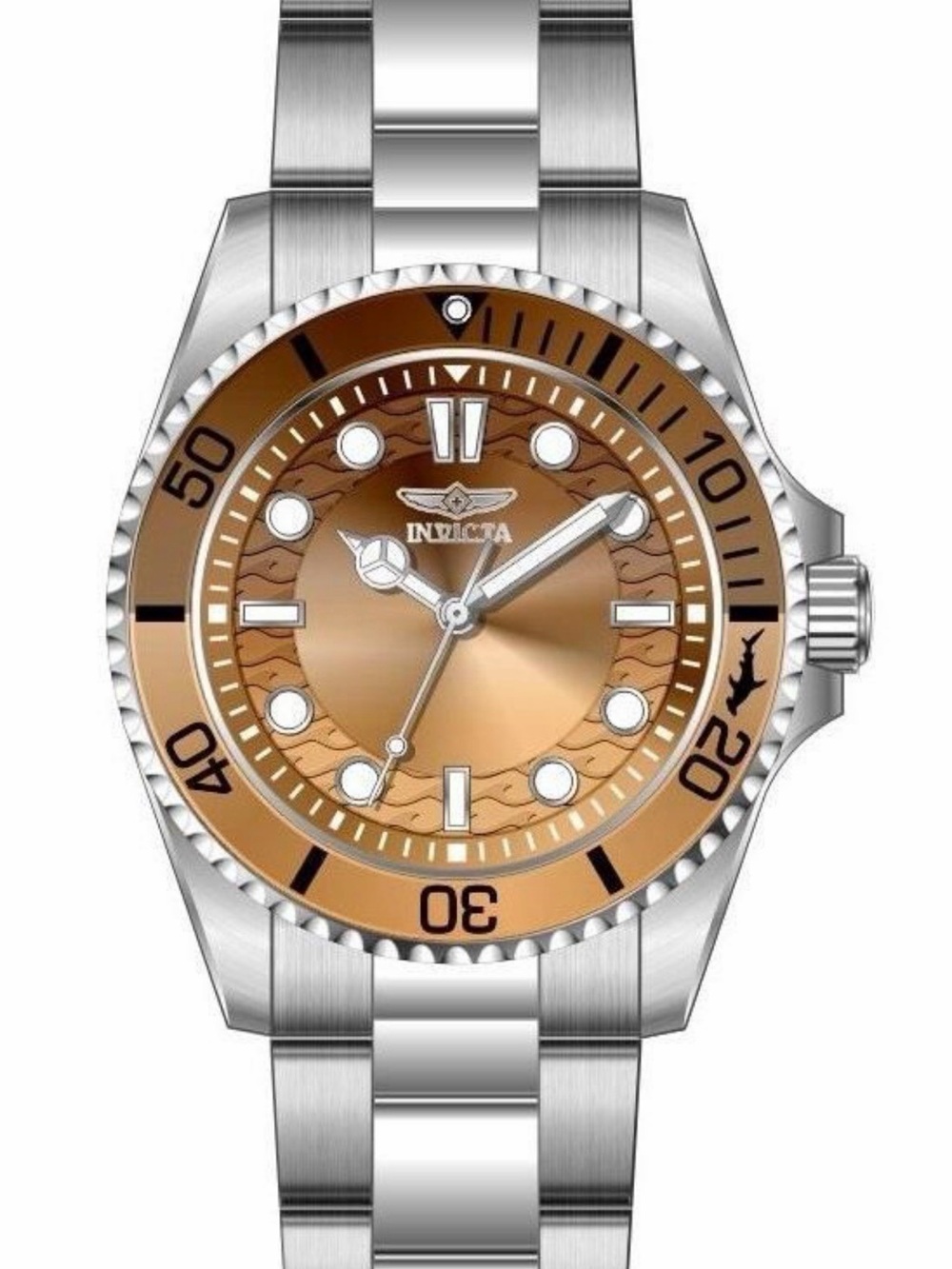 INVICTA Pro Diver Lady
34mm Stainless Steel Steel
Brown+Gradient dial PC21 Quart